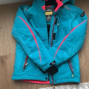 Killtec Teal and Pink ski and snow jacket